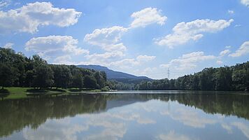 Stausee im Mai